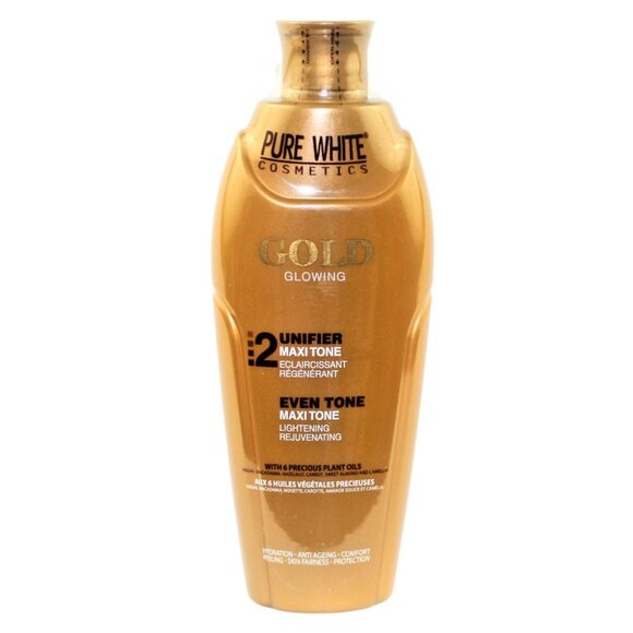 PURE WHITE  GOLD GLOWING LOTION 400ml free shipping - Picture 1 of 2